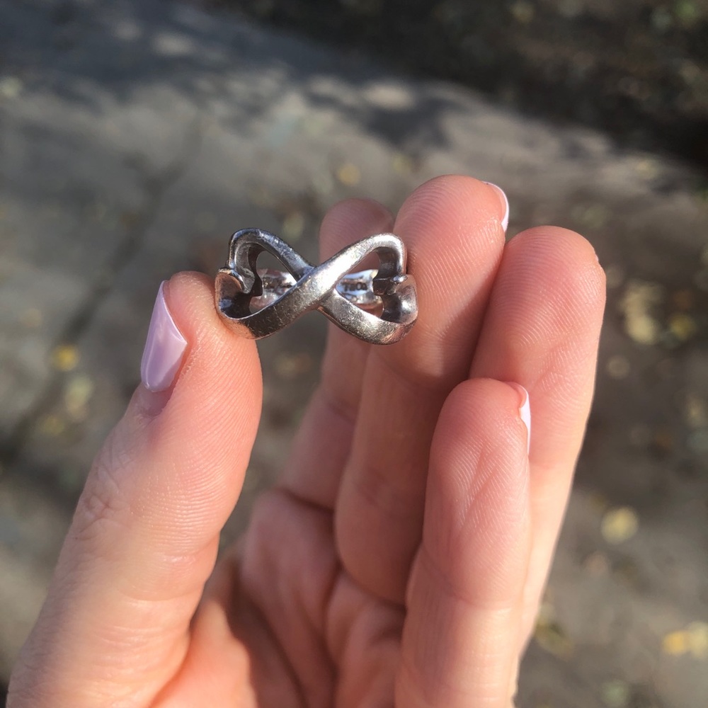 Tiffany double heart ring